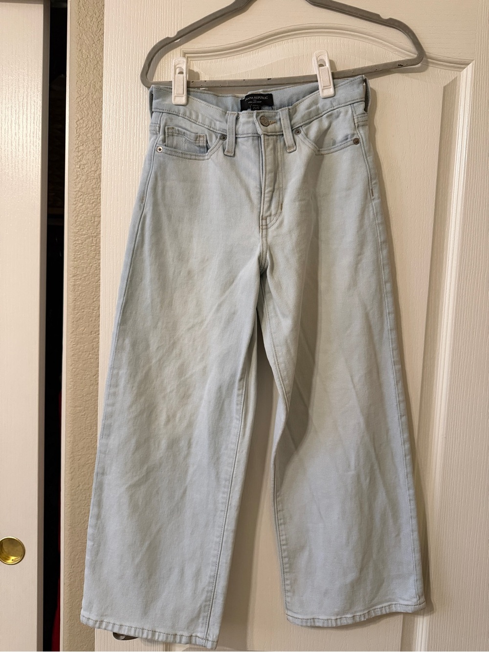 Banana Republic Light Blue Wide-Leg Jeans
